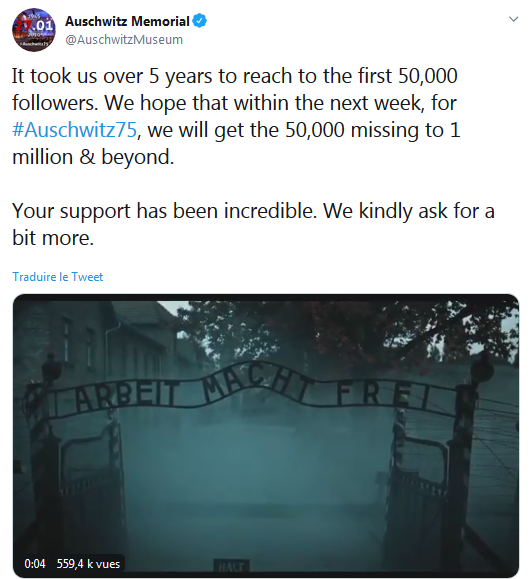 Auschwitz ou le grand malaise : Humeurs de mémoire, 26 janvier 2020
